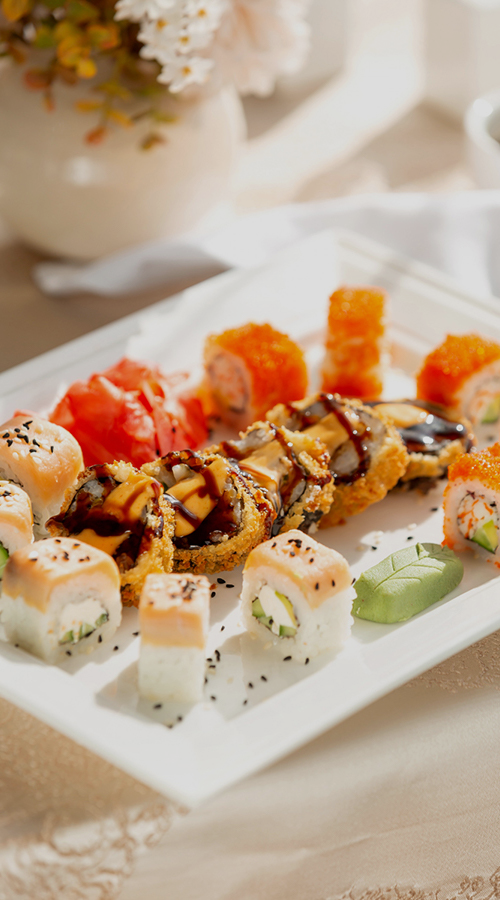 carne de pescado cruda y fresca de sashimi